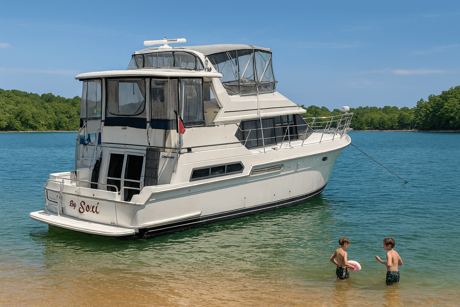1996 Carver 430 Cockpit Motor Yacht